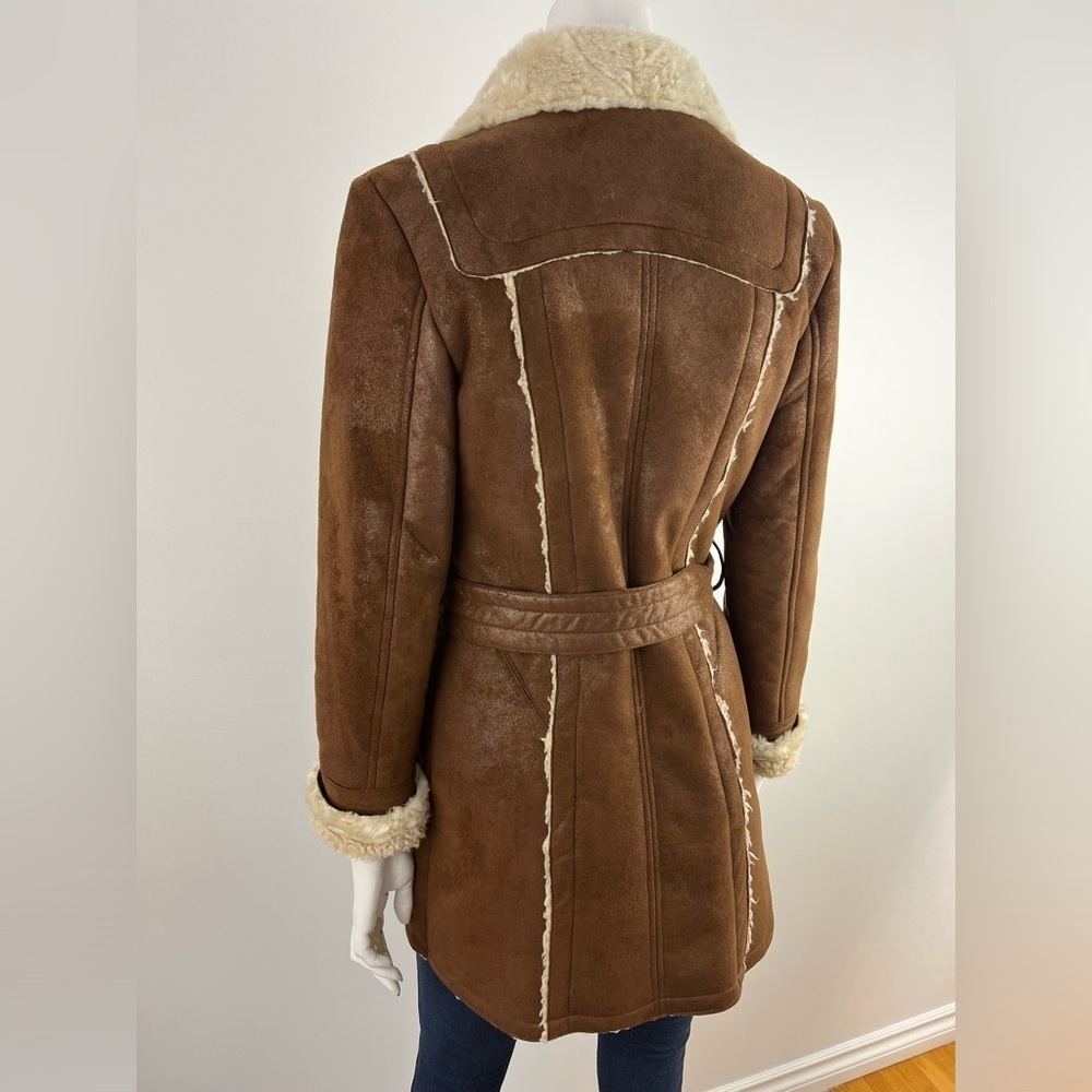 LE CHATEAU faux fur shearling coat - Picture 4 of 8